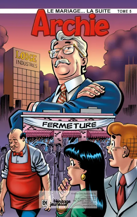 Verso de l'album Archie Tome 5 Le Mariage... la suite