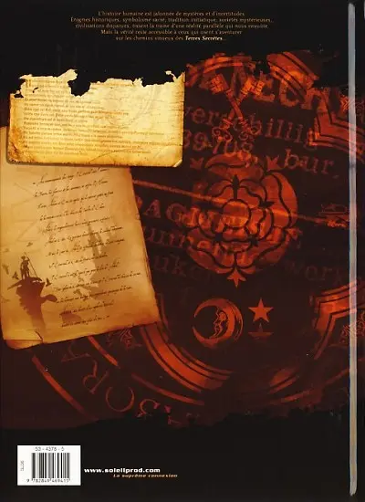 Verso de l'album Le Syndrome de Caïn Tome 2 Le conseil des ombres