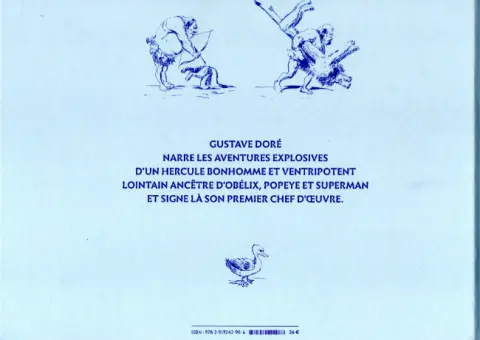 Verso de l'album Les Travaux d'Hercule