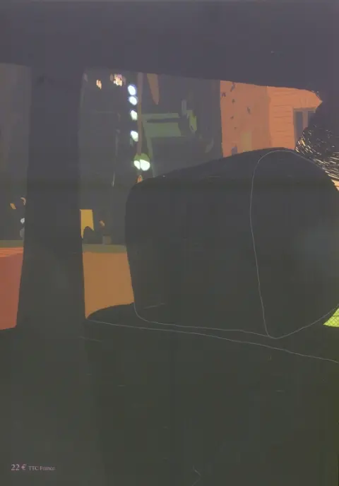 Verso de l'album Un taxi nommé Nadir