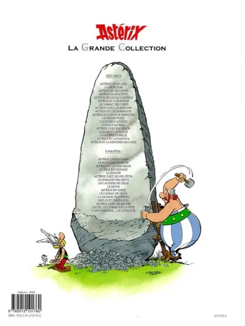 Verso de l'album Astérix La Grande Collection Tome 9 Astérix et les normands