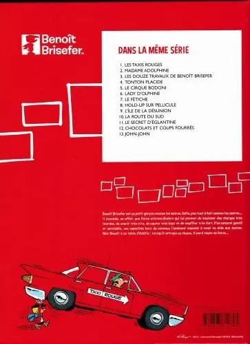 Verso de l'album Benoît Brisefer Tome 2 Madame Adolphine
