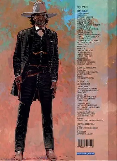 Verso de l'album La Jeunesse de Blueberry Tome 3 Cavalier bleu