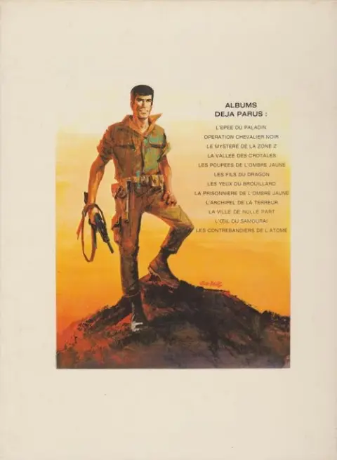 Verso de l'album Bob Morane Tome 8 L'épée du paladin