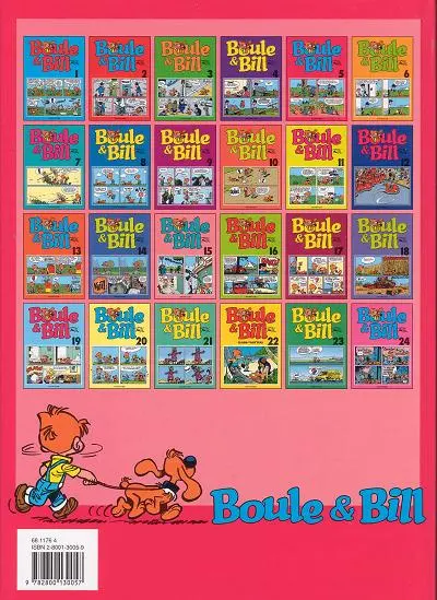 Verso de l'album Boule & Bill Tome 5