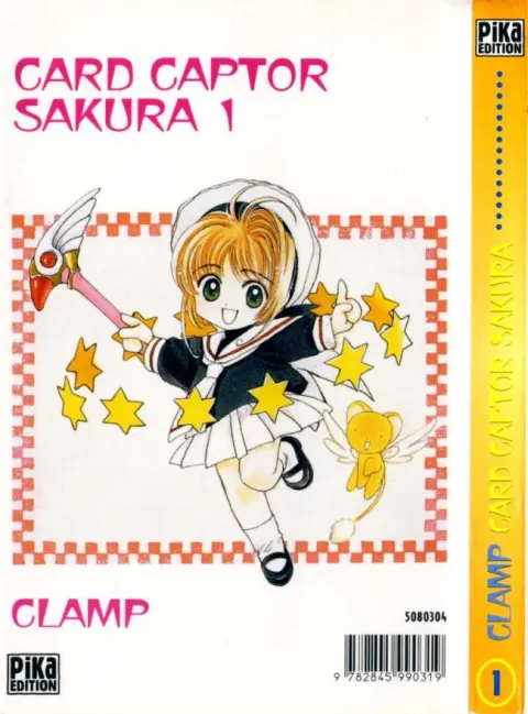 Verso de l'album Card Captor Sakura 1