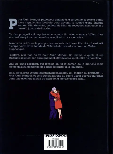 Verso de l'album Le Cœur couronné La Folle du Sacré-Cœur