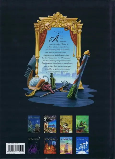 Verso de l'album De Cape et de Crocs Tome 1 Le secret du janissaire