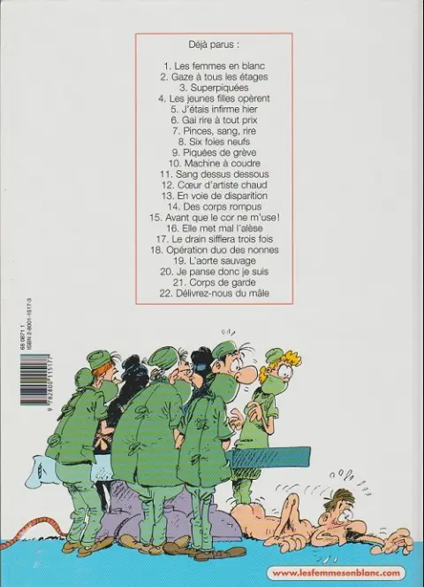 Verso de l'album Les Femmes en Blanc Tome 3 Superpiquées