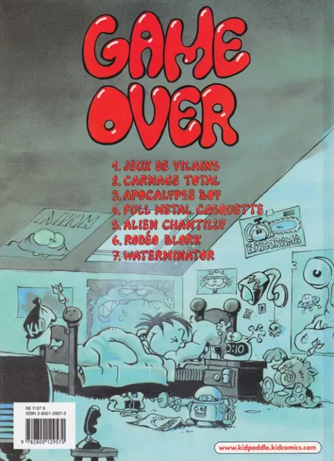 Verso de l'album Kid Paddle Tome 6 Rodéo Blork
