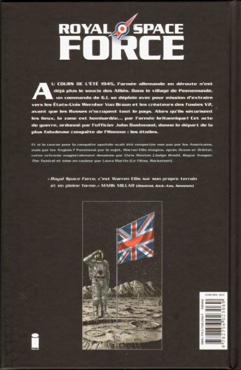 Verso de l'album Ministère de l'espace / Royal Space Force
