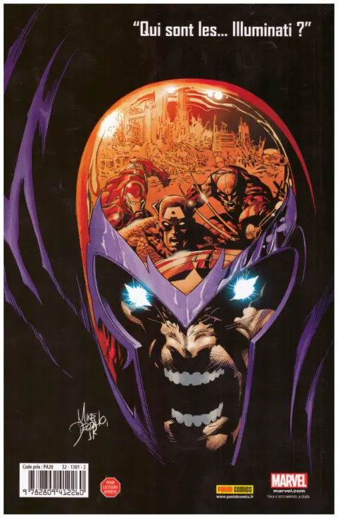 Verso de l'album The New Avengers Tome 3 Révolution
