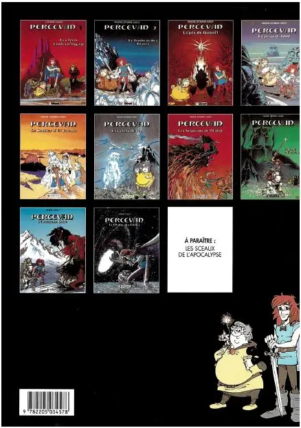 Verso de l'album Percevan Tome 6 Les clefs de feu
