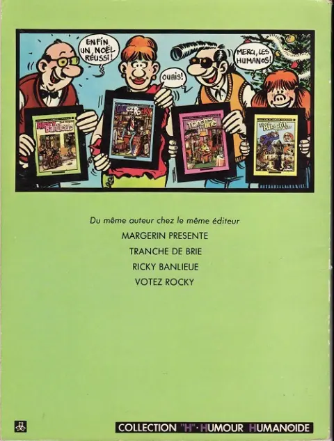 Verso de l'album Ricky Tome 1 Ricky Banlieue