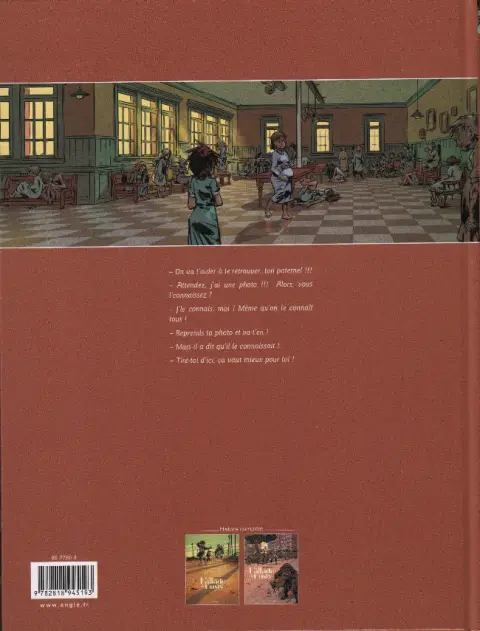 Verso de l'album La Ballade de Dusty Tome 2 Sous le chapiteau Freaks