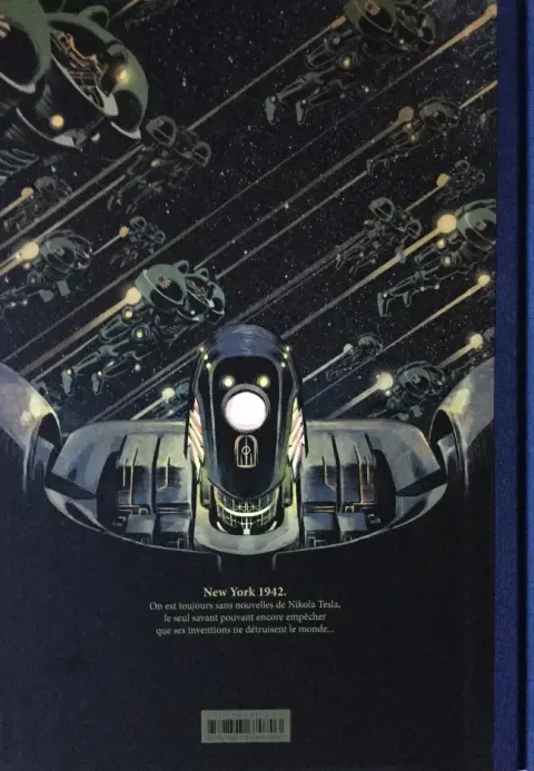 Verso de l'album Les Trois Fantômes de Tesla Tome 1 Le mystère Chtokavien
