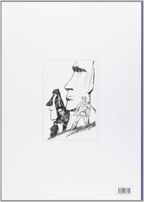 Verso de l'album Ushuaïa - Les aventures de Nicolas Hulot Tome 1 Le trésor des Moaï