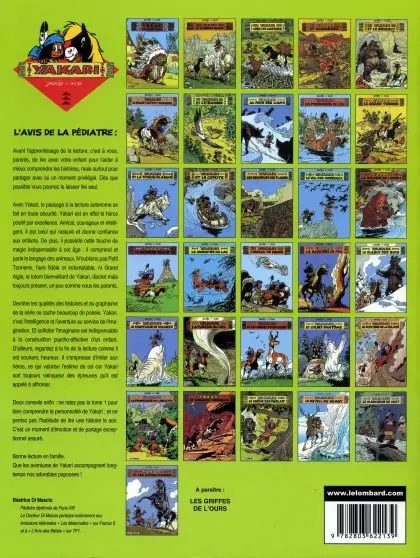 Verso de l'album Yakari Tome 6 Le secret de Petit Tonnerre