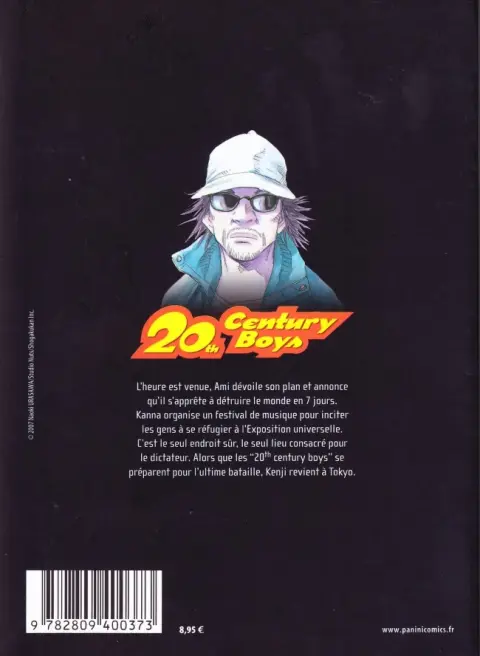 Verso de l'album 20th Century Boys 22