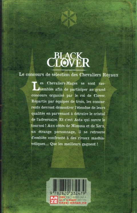 Verso de l'album Black Clover 13