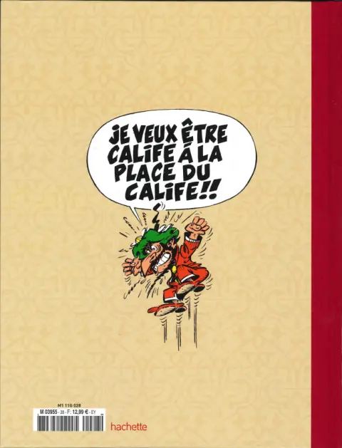Verso de l'album Iznogoud La Collection - Hachette Tome 28