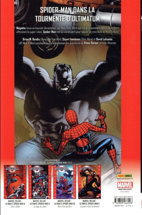 Verso de l'album Ultimate Spider-Man Tome 12 Ultimatum
