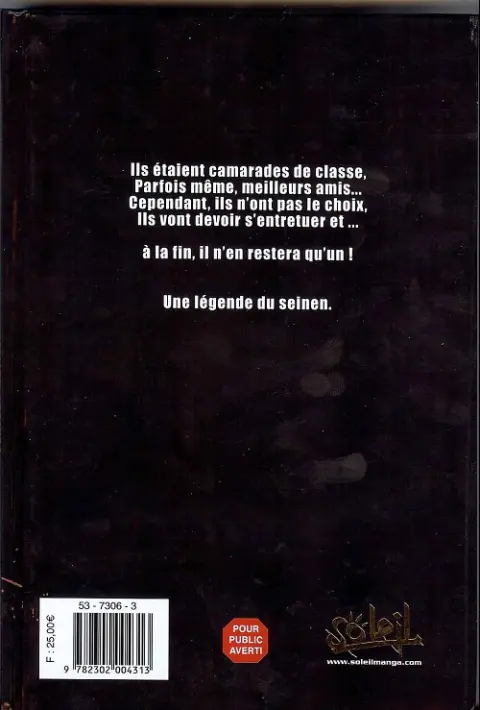 Verso de l'album Battle Royale Deluxe 1
