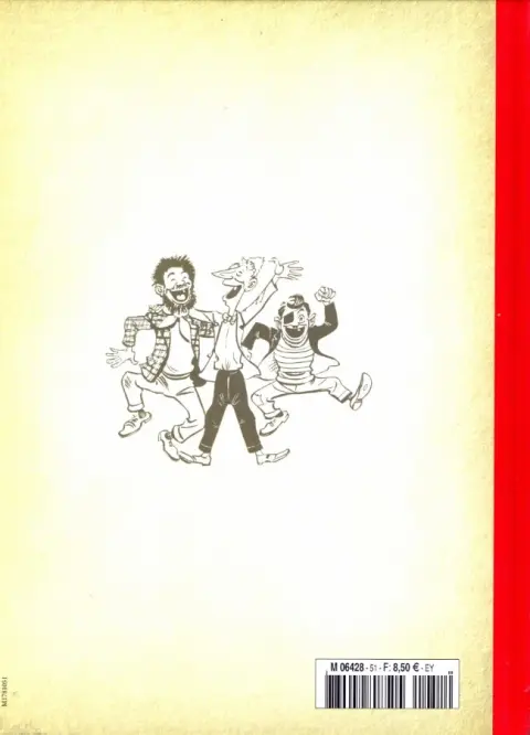 Verso de l'album Les Pieds Nickelés - La collection Tome 52 Les Pieds Nickelés banquiers