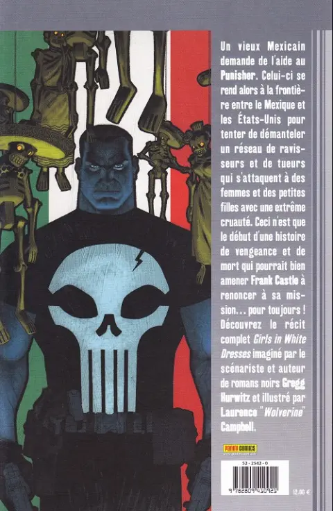 Verso de l'album Punisher Tome 15 Les filles en robes blanches