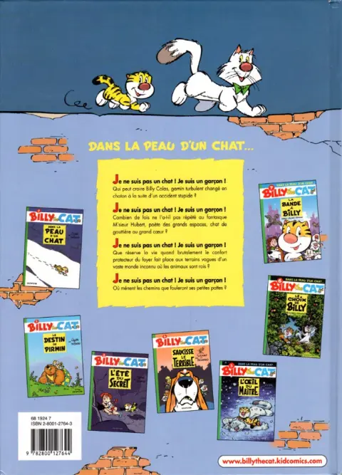 Verso de l'album Billy the Cat Tome 7 La Bande à Billy