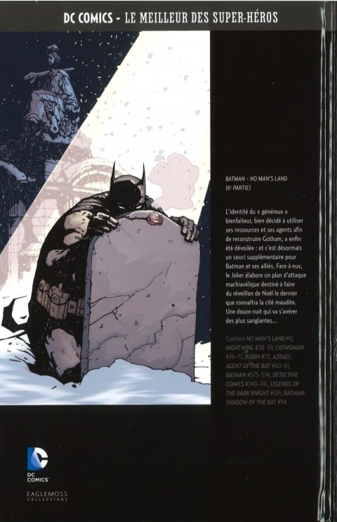 Verso de l'album DC Comics - Le Meilleur des Super-Héros Hors-série Volume 6 Batman - No Man's Land - 6e partie