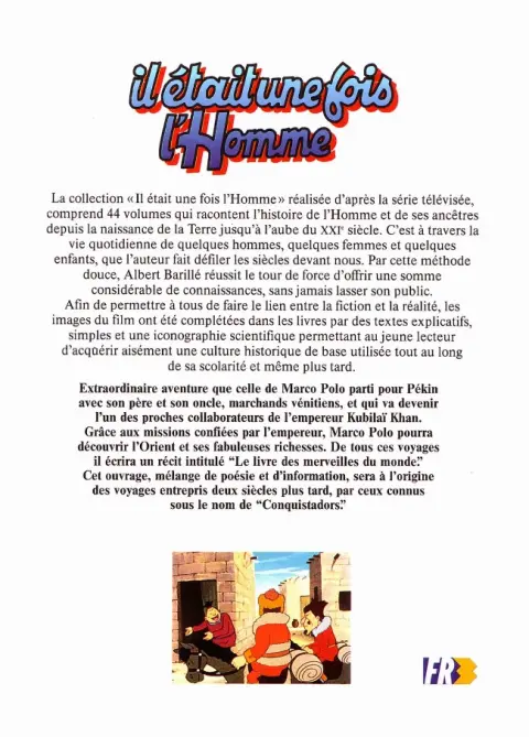 Verso de l'album Il était une fois l'homme Tome 22 L'Orient de Marco Polo