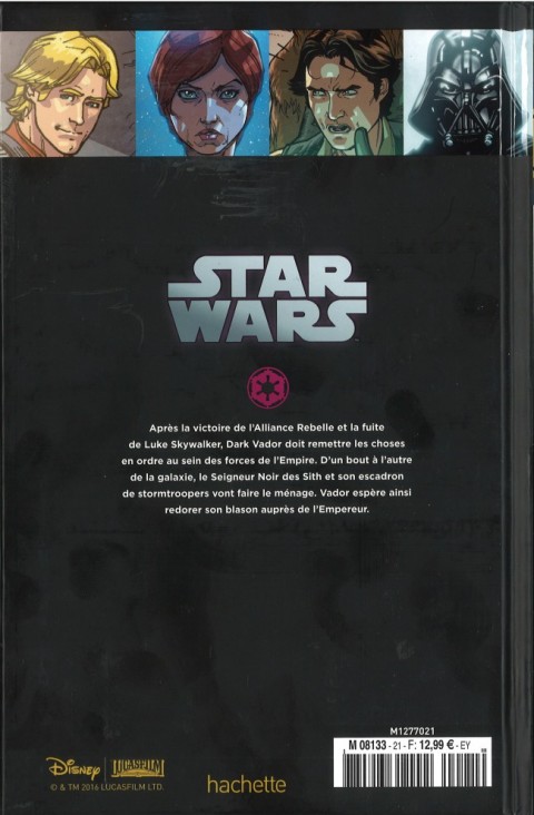 Verso de l'album Star Wars - Légendes - La Collection Tome 21 Star Wars - IV. La Fin du Chemin