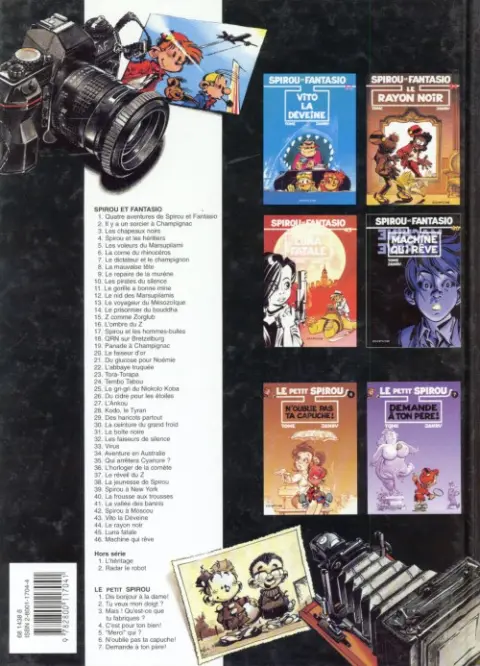 Verso de l'album Spirou et Fantasio Tome 41 La vallée des bannis