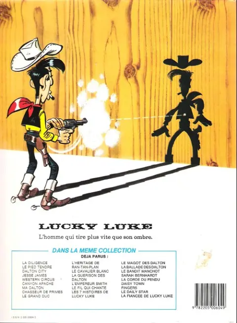 Verso de l'album Lucky Luke Tome 39 Chasseur de primes