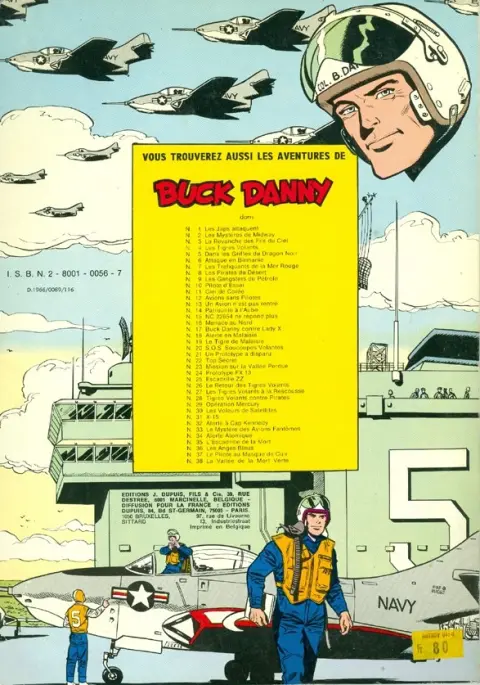 Verso de l'album Buck Danny Tome 19 Le Tigre de Malaisie