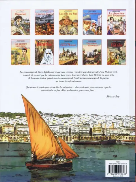 Verso de l'album Carnets d'Orient Tome 10 Terre fatale