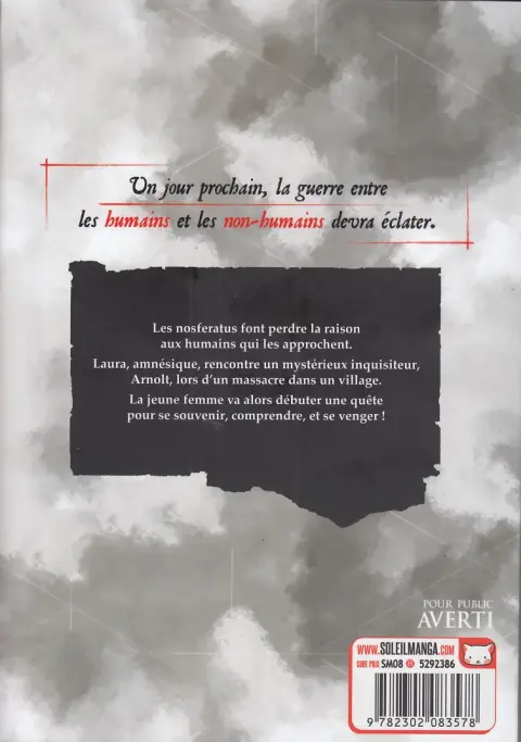 Verso de l'album Nosferatu 1