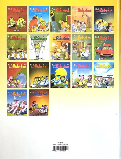 Verso de l'album Les Bidochon Tome 8 Les Bidochons vent du soir