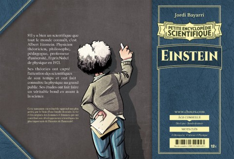 Verso de l'album Petite encyclopédie scientifique Einstein - Le saut quantique