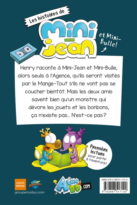 Verso de l'album Les histoires de Mini-Jean et Mini-Bulle ! Tome 8 Le Mange-Tout