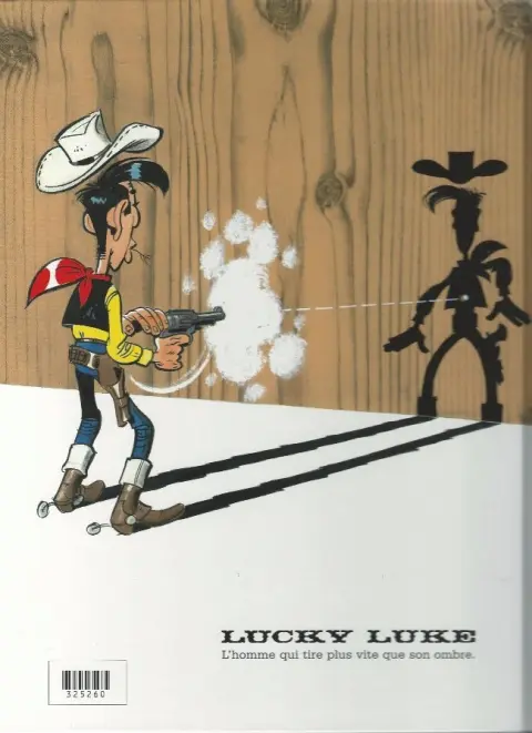 Verso de l'album Lucky Luke Tome 50 Sarah Bernhardt