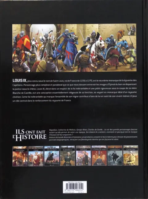 Verso de l'album Ils ont fait l'Histoire Tome 8 Saint-Louis