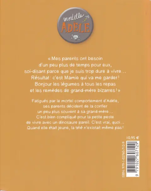 Verso de l'album Mortelle Adèle Tome 16 Jurassic Mamie