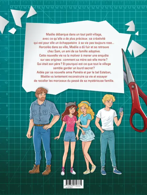 Verso de l'album Les tutos de Maélie 1 Une vie de secrets