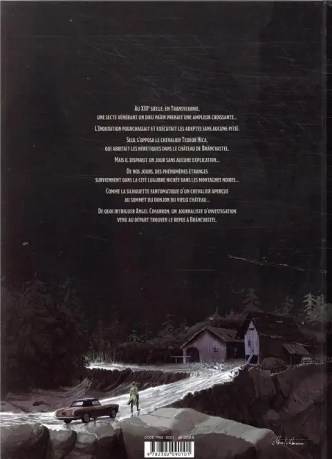 Verso de l'album Angel le sanctuaire des hérétiques Première partie