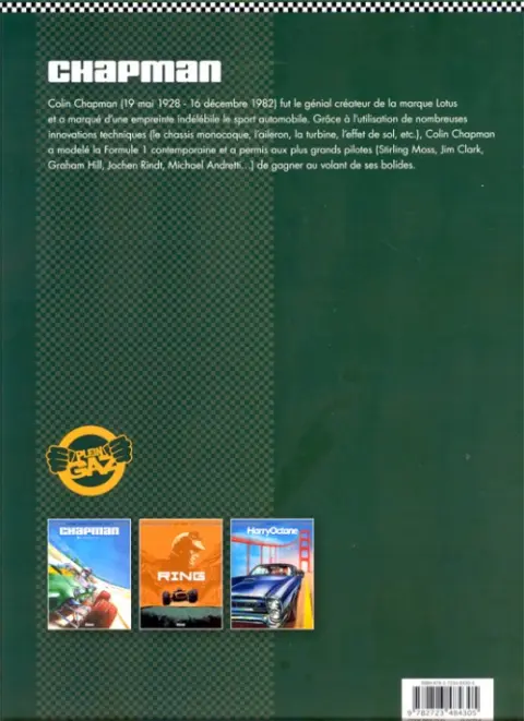 Verso de l'album Chapman Tome 1 Les Premières Victoires