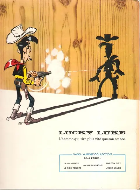 Verso de l'album Lucky Luke Tome 33 Le Pied-Tendre