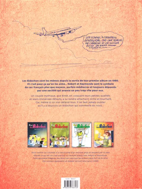 Verso de l'album Les Bidochon Volume 2 L'Intégrale