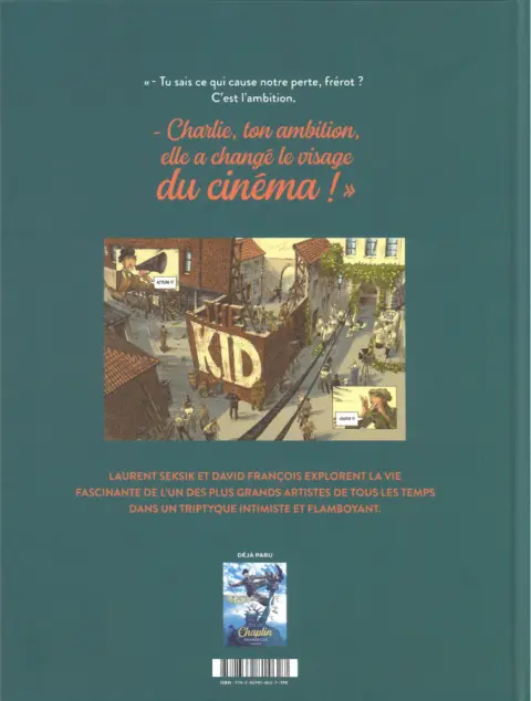 Verso de l'album Chaplin 2 Prince d'Hollywood
